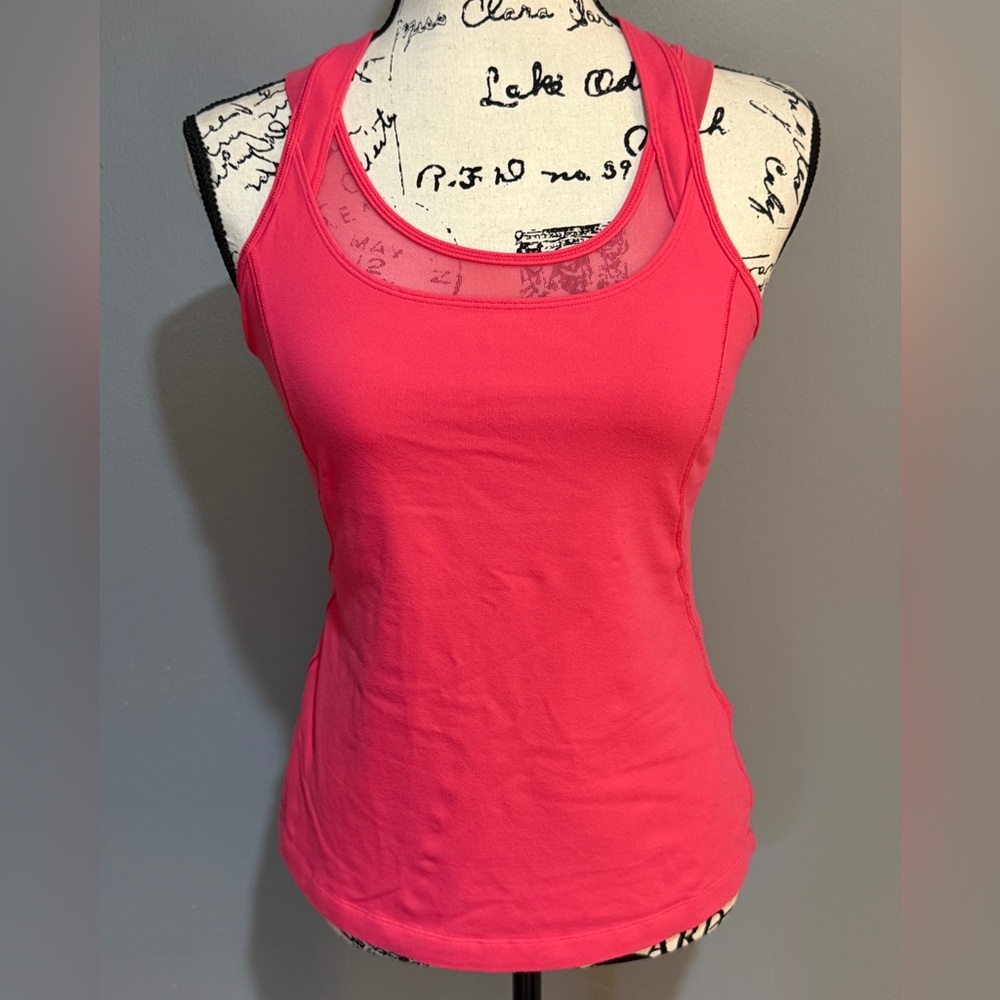 Lululemon Athletica Vibrant Pink Tank Top
